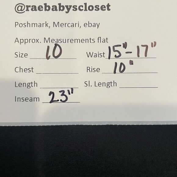 Tail White Label Black Pockets Stretch Pull-On Pants Size 10 - Picture 8 of 8